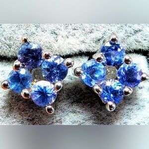 .50 CT Natural Tanzanite Studs